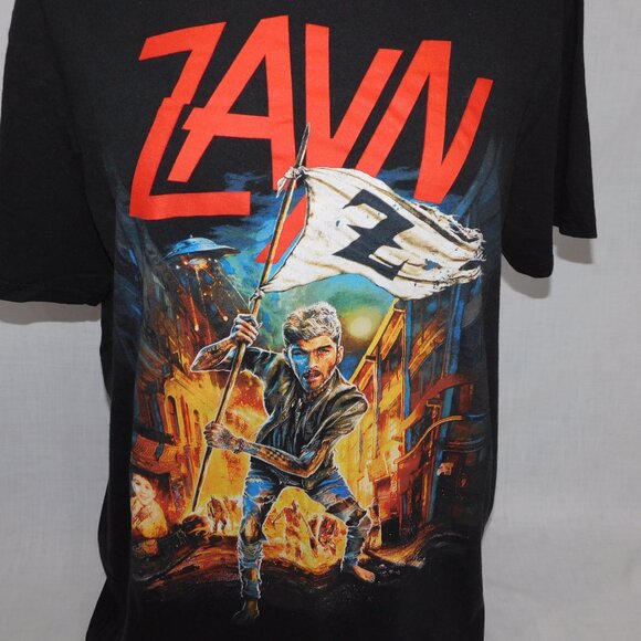 2016 Zayn Malik ZDay Zombie Slayer Tour Shirt Womens XL One Direction - Picture 4 of 8